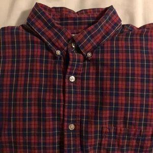 Men’s Sonoma plaid button down L